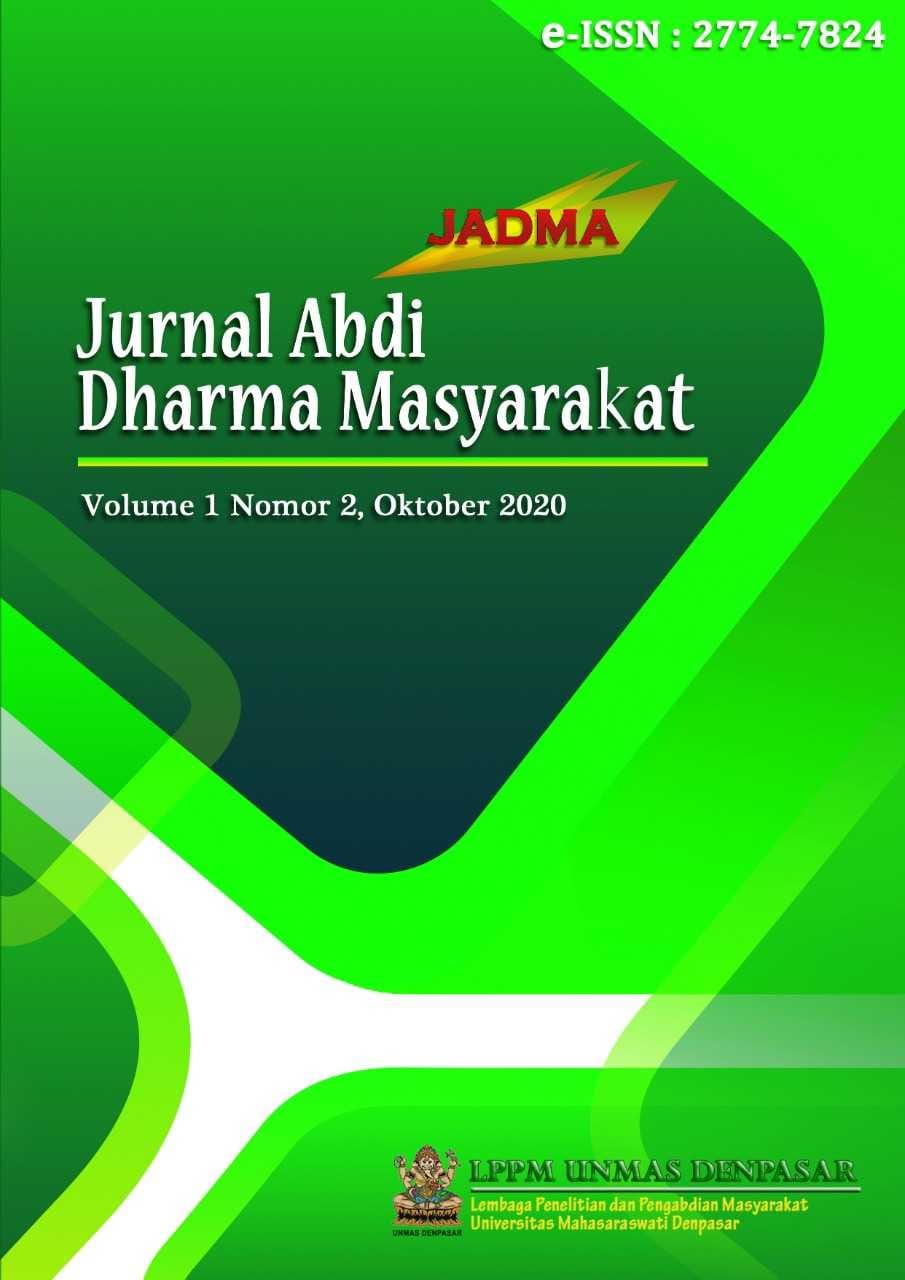 					View Vol. 1 No. 2 (2020): Jurnal Abdi Dharma Masyarakat (JADMA)
				