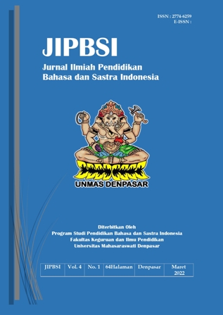 					View Vol. 4 No. 1 (2022): JIPBSI
				