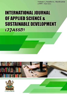 					View Vol. 1 No. 1 (2019): International Journal of Applied Science and Sustainable Development (IJASSD) 
				