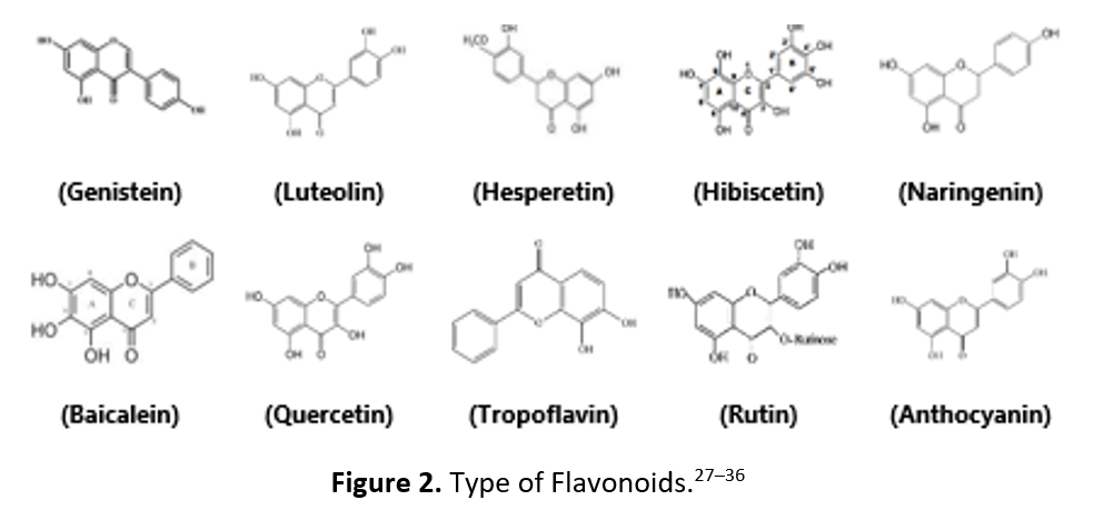 type of flavonoids