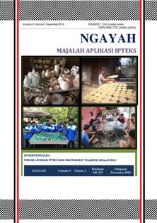 					View Vol. 9 No. 2 (2018): Ngayah: Majalah Aplikasi IPTEKS
				