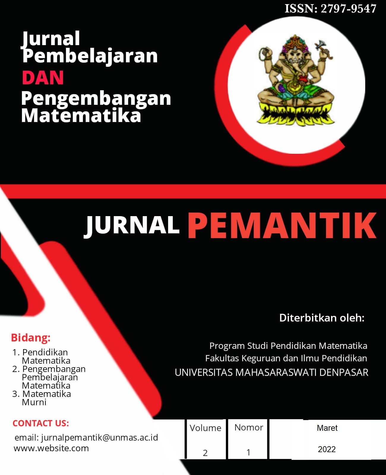 					View Vol. 2 No. 1 (2022): Jurnal Pembelajaran dan Pengembangan Matematika
				