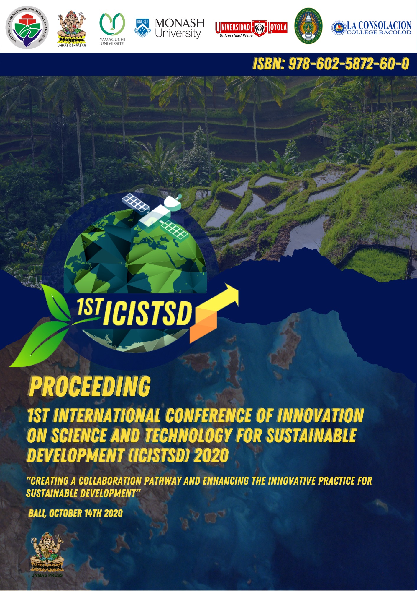 					View Vol. 1 No. 1 (2020): Proceeding 1st International Conference of Innovation on Science and Technology (ICISTSD)
				