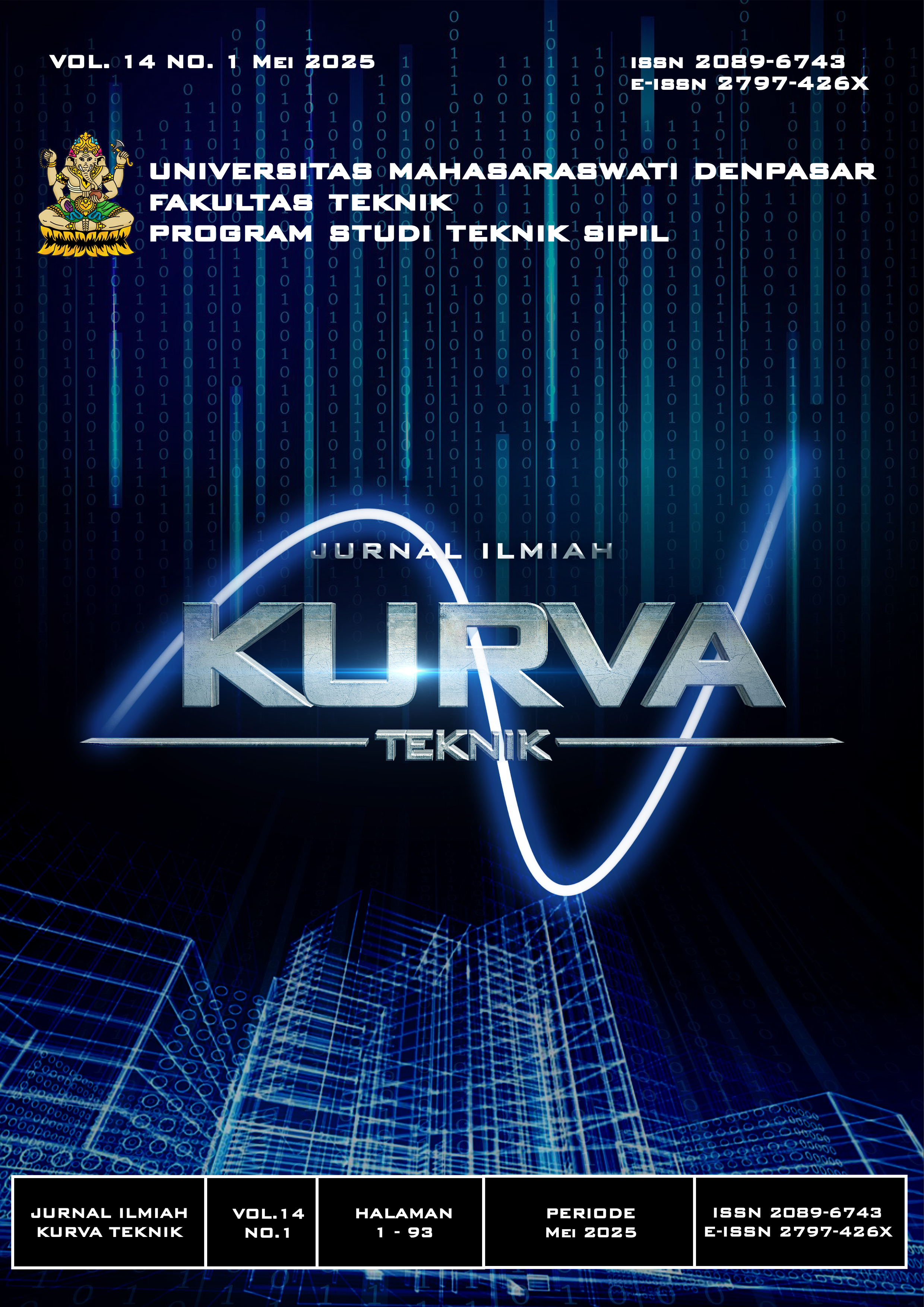 					View Vol. 14 No. 1 (2025): Jurnal Ilmiah Kurva Teknik
				