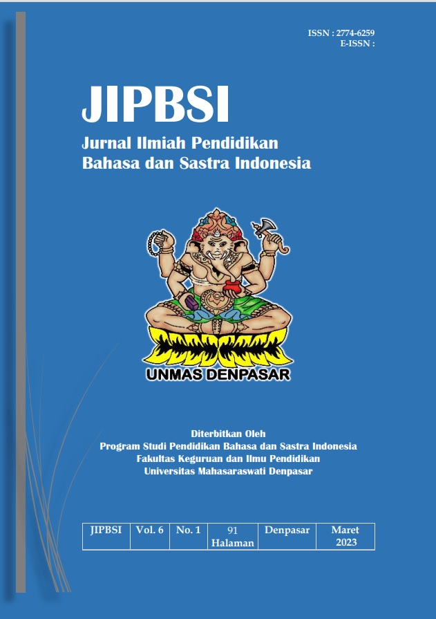 					View Vol. 6 No. 1 (2023): JIPBSI 
				