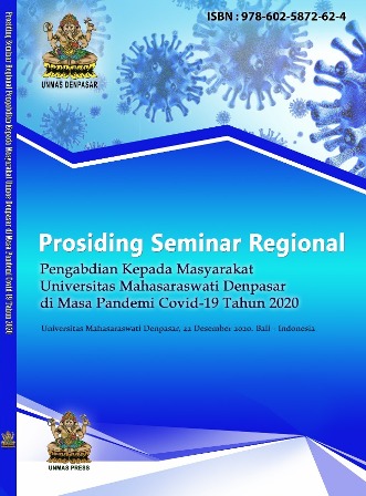 					View 2020: Prosiding Seminar Regional Pengabdian Kepada Masyarakat Unmas Denpasar di Masa Pandemi Covid-19
				