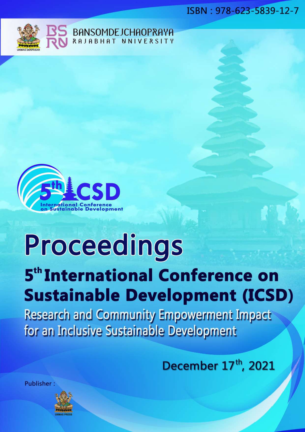 					View 2022: Proceeding The 5th International Conference on Sustainable Development (ICSD)
				